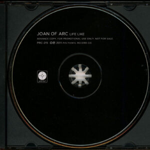 Joan Of Arc – Life Like (CD, 2011, Polyvinyl Records) PROMO PRC-215 CD-ADV